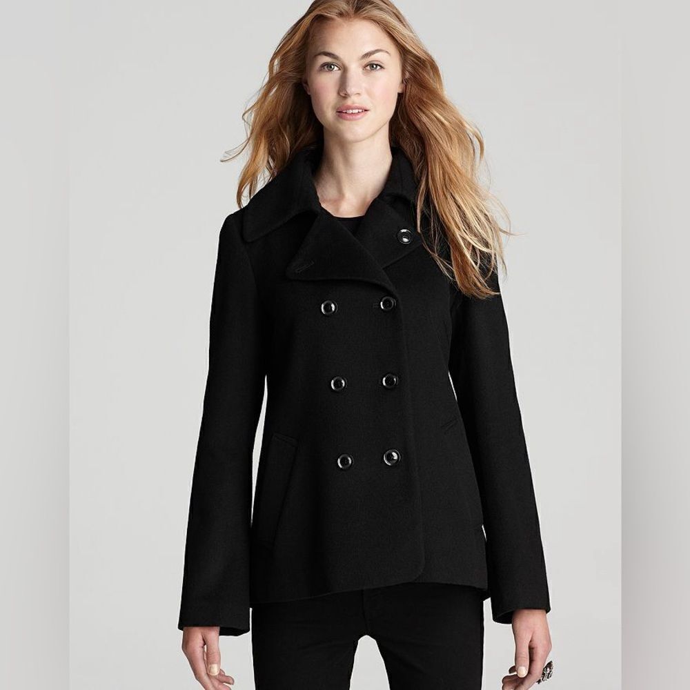 BLOOMINGDALE 12 Black Waist Length Jacket Coat